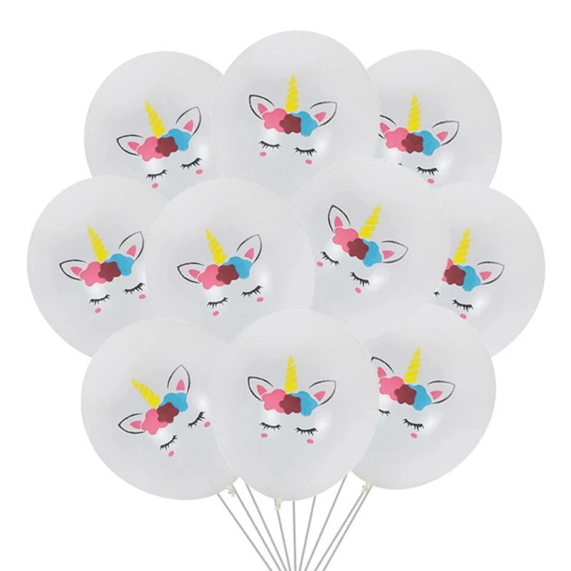 4D Unicorn Foil Balloons