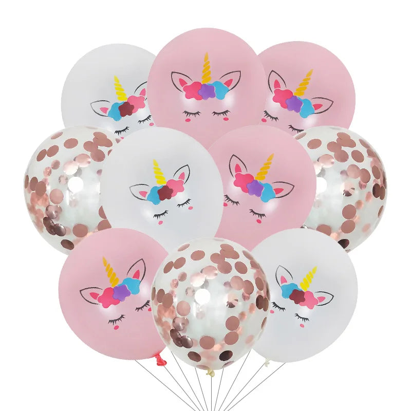 4D Unicorn Foil Balloons