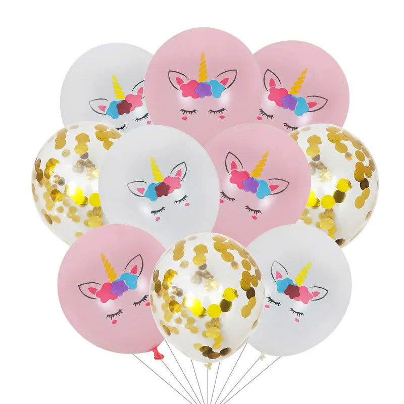 4D Unicorn Foil Balloons