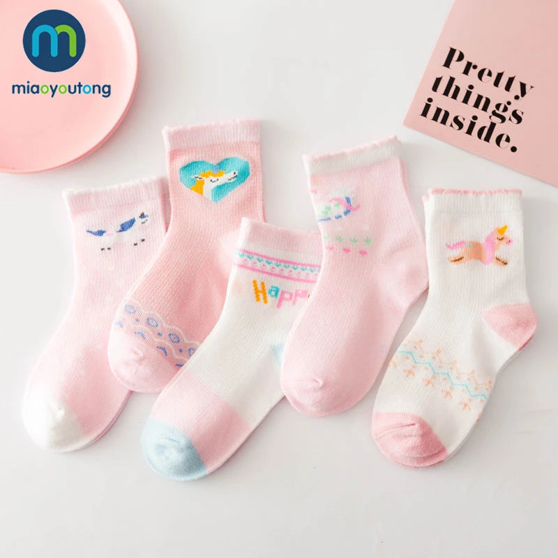 Newborn Unicorn Cotton Socks
