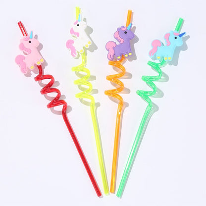 Unicorn Drinking Straws (4 pieces)