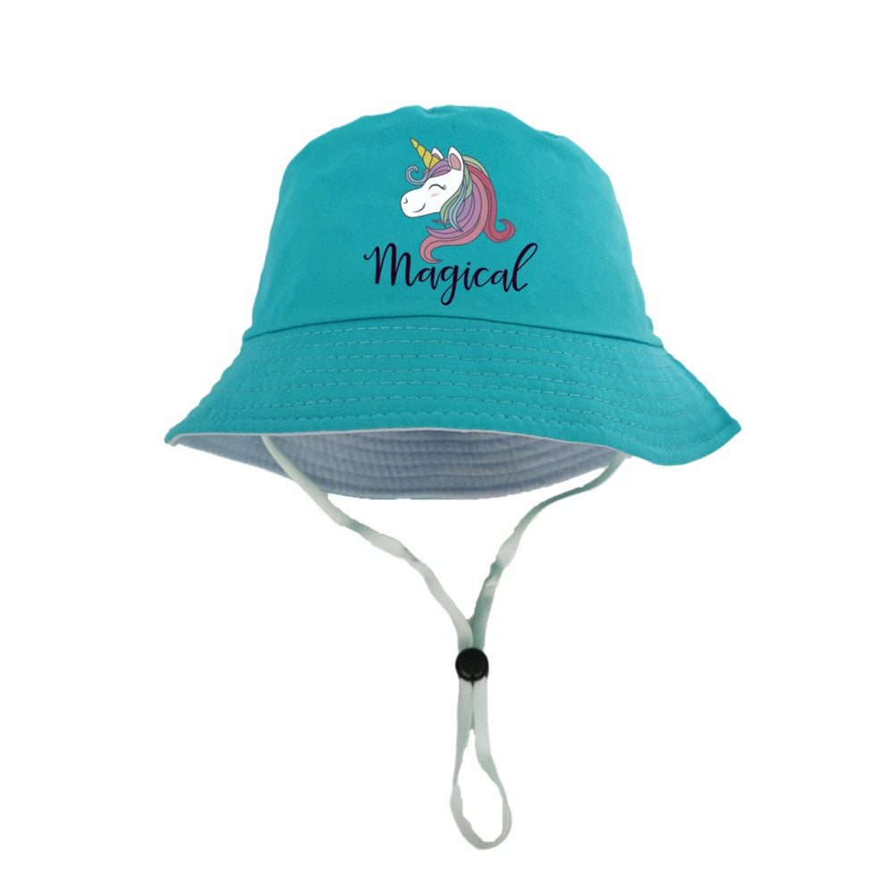 Girls Unicorn Bucket Hat