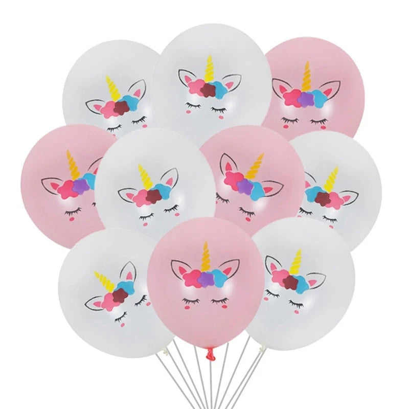 4D Unicorn Foil Balloons
