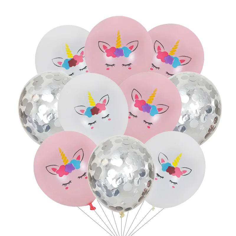 4D Unicorn Foil Balloons