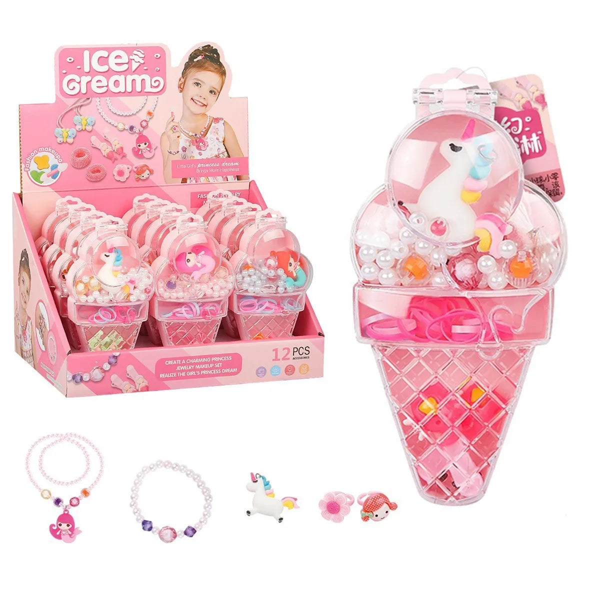 Unicorn Beading Jewelry Set