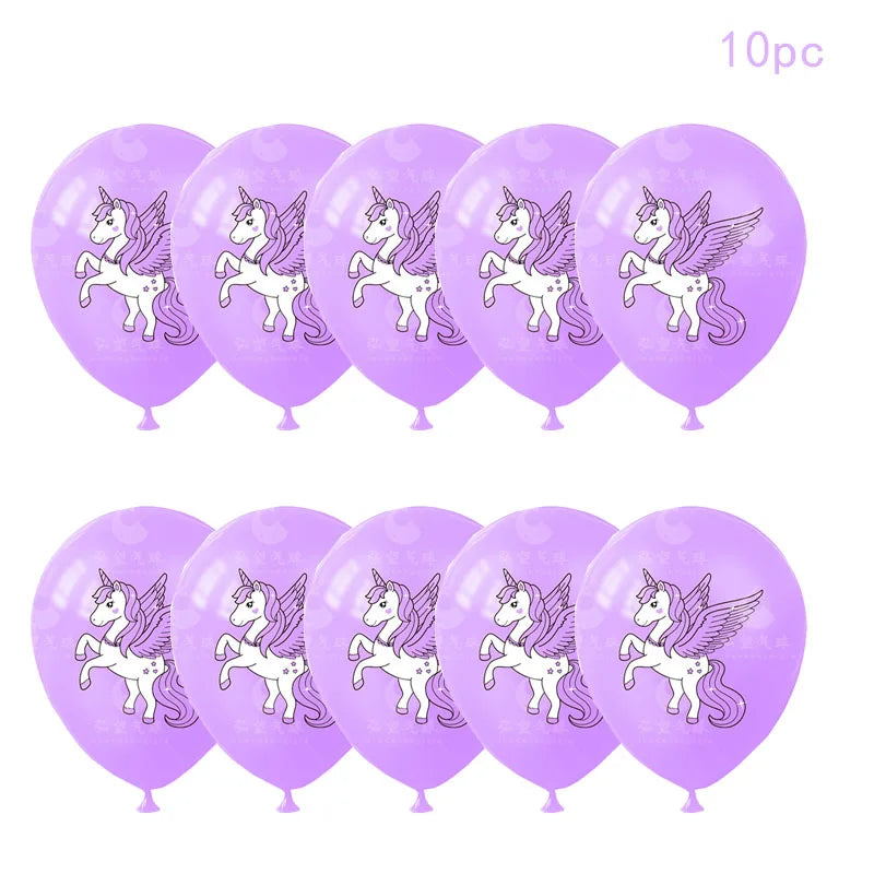 Unicorn Birthday Balloon Set