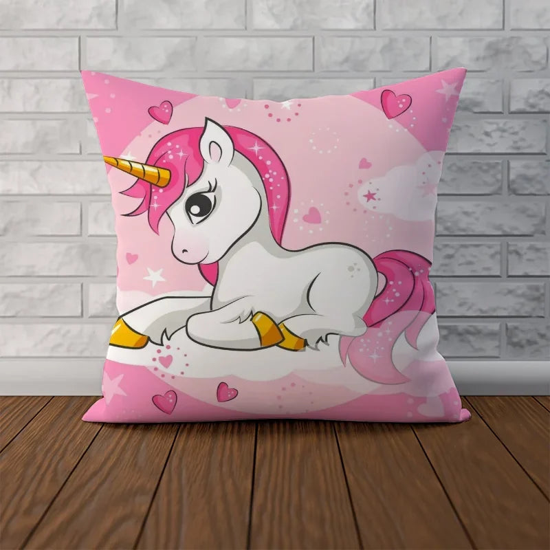 Fantasy Unicorn Cushion Cover