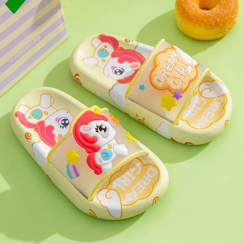 Unicorn Kids Summer Slippers