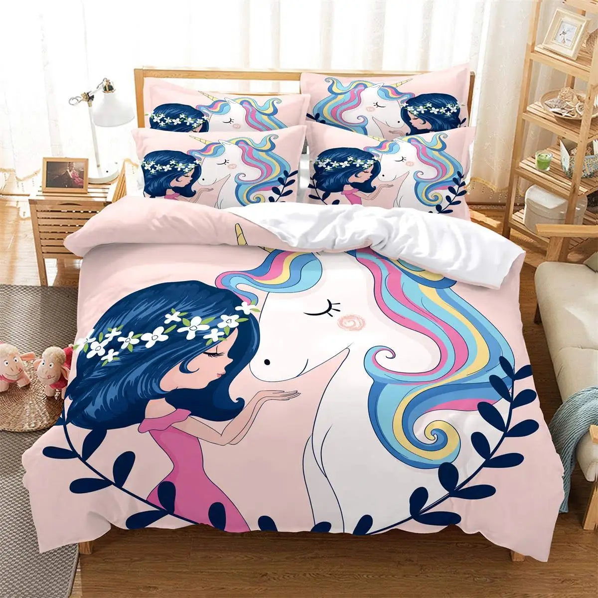Unicorn Galaxy Bedding Set