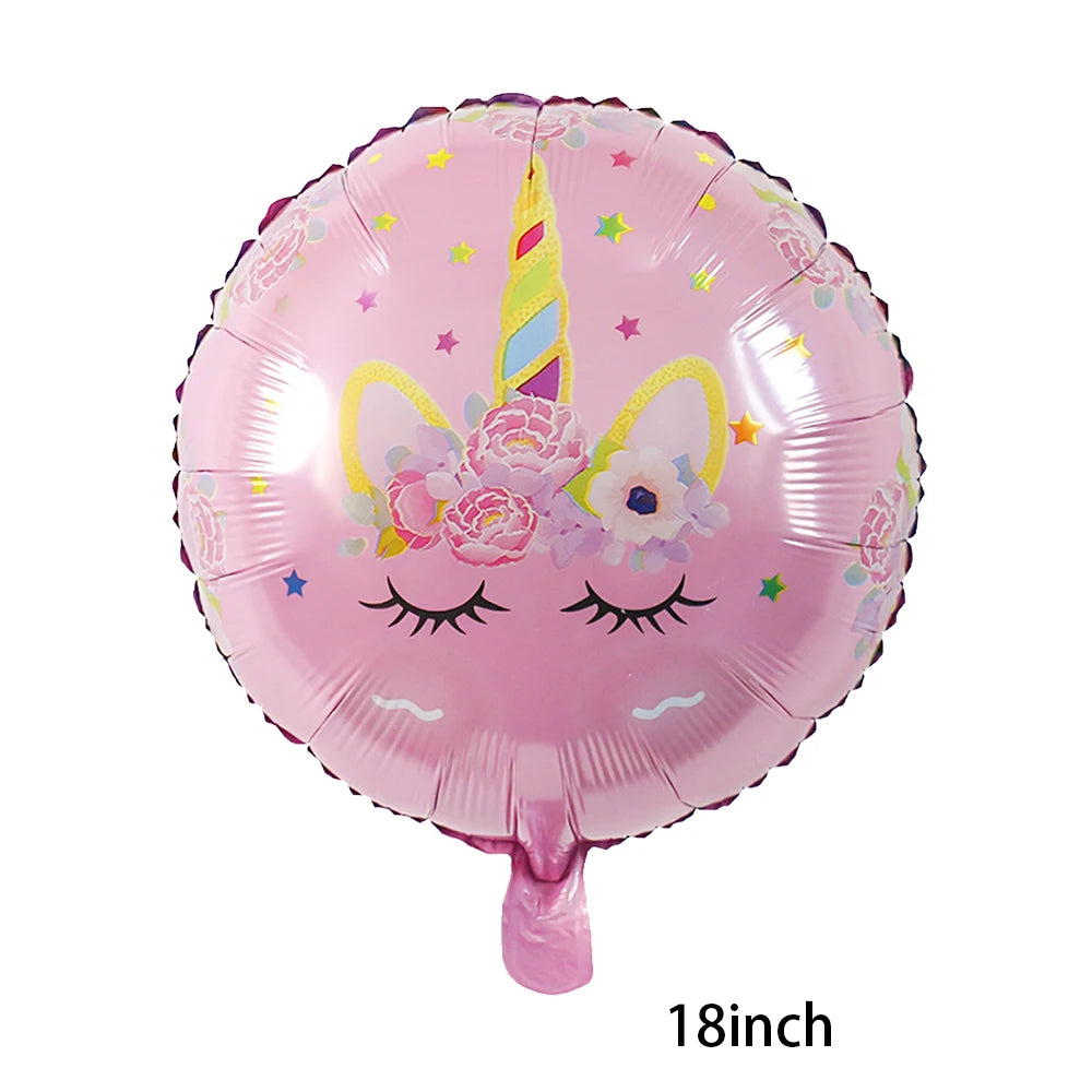 Unicorn Party Banner & Balloon Set