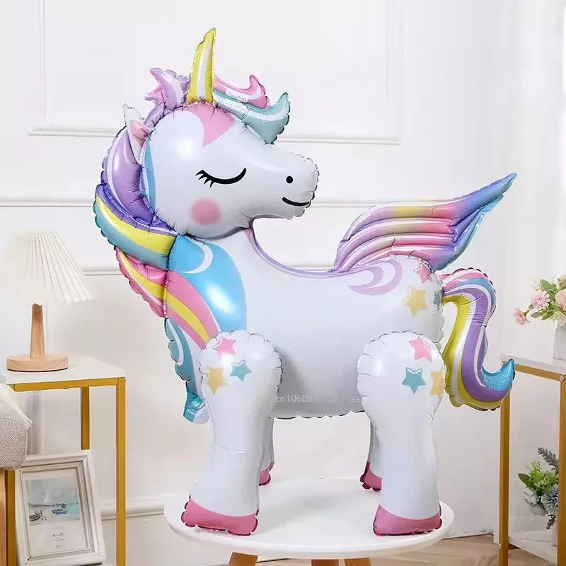 4D Standing Unicorn Balloon