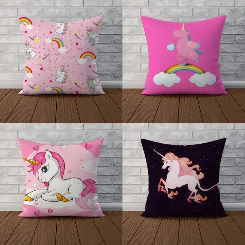 Fantasy Unicorn Cushion Cover