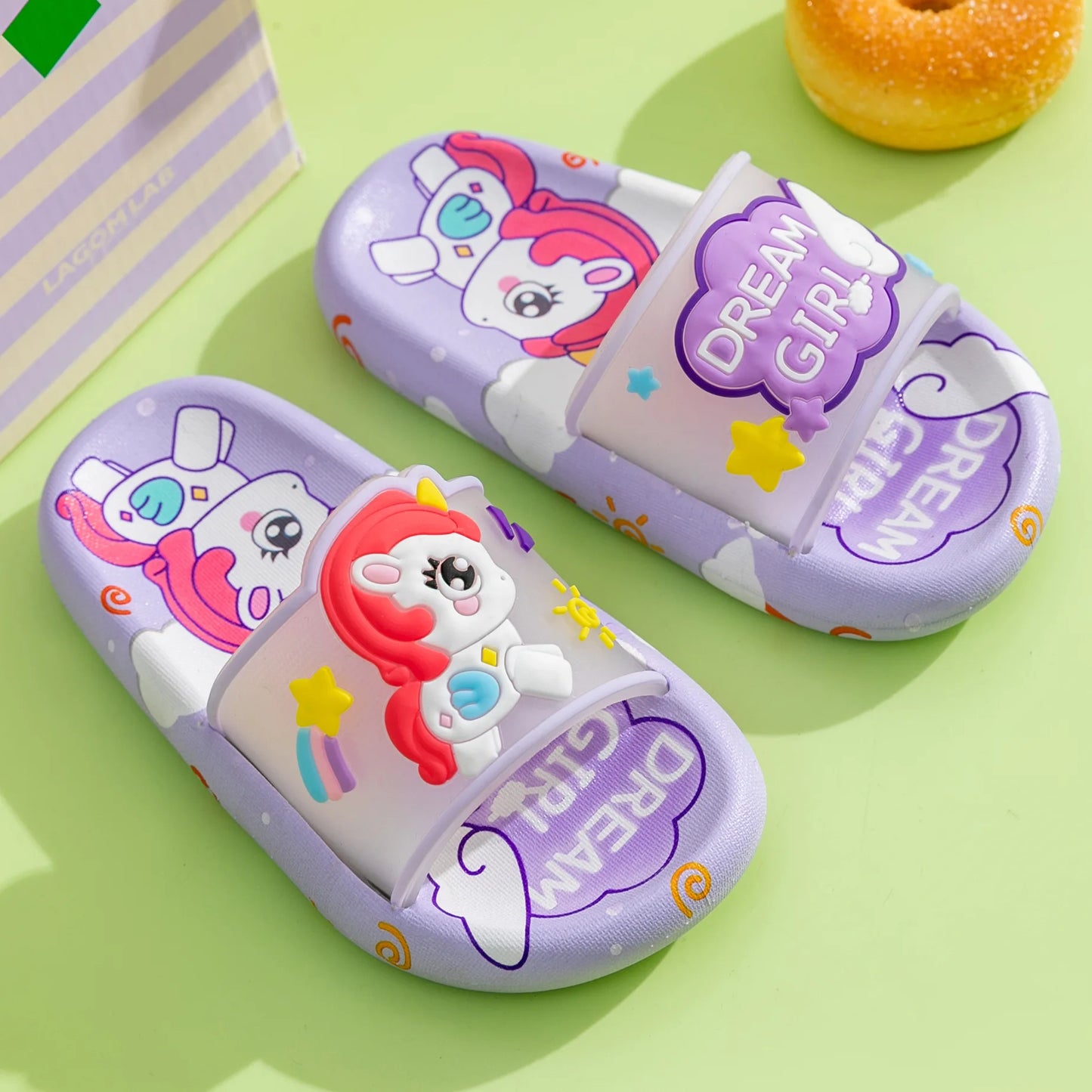 Unicorn Kids Summer Slippers