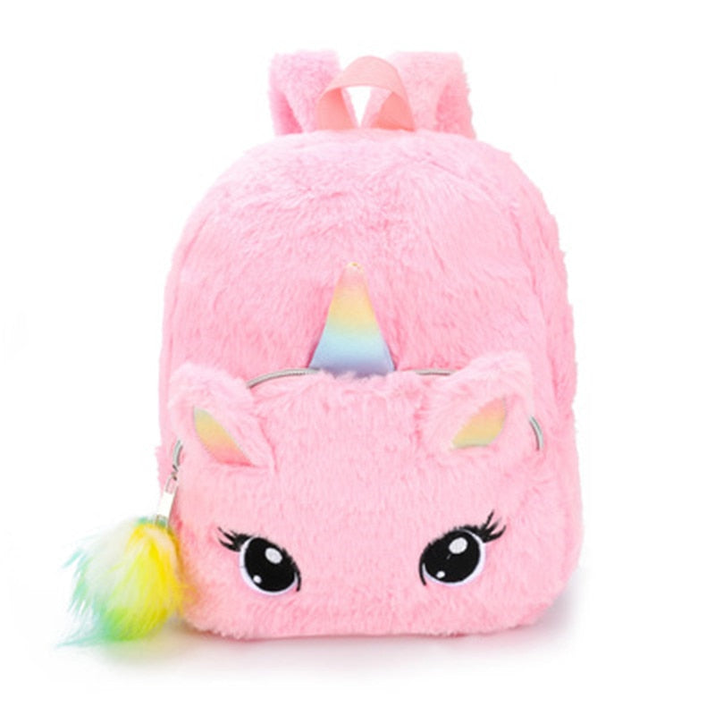 Pink unicorn backpack