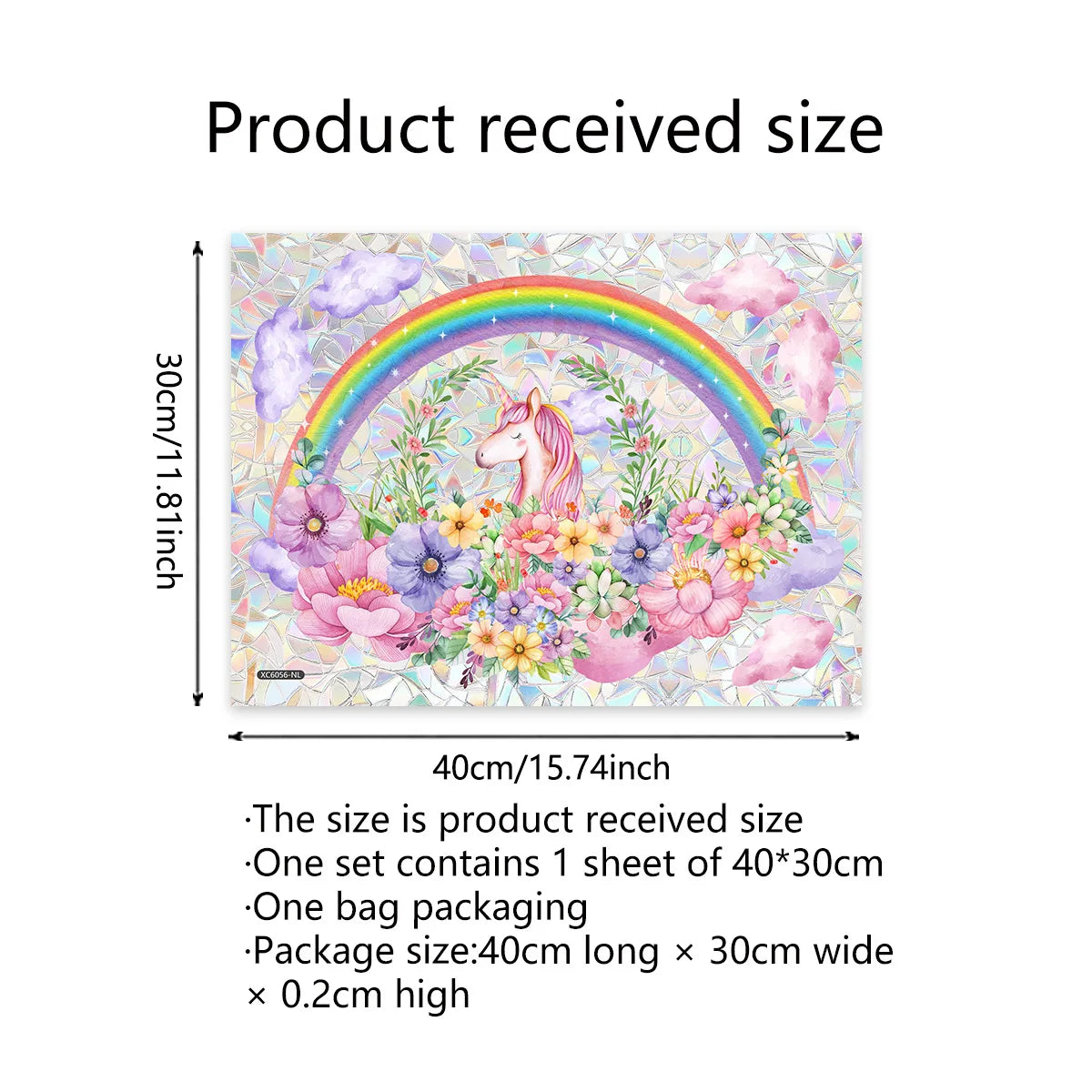Large Unicorn Vinyl Wall Sticker