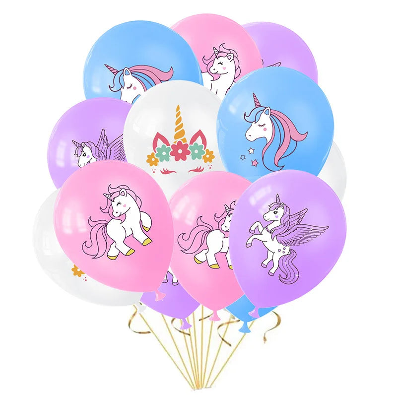 Unicorn Birthday Balloon Set