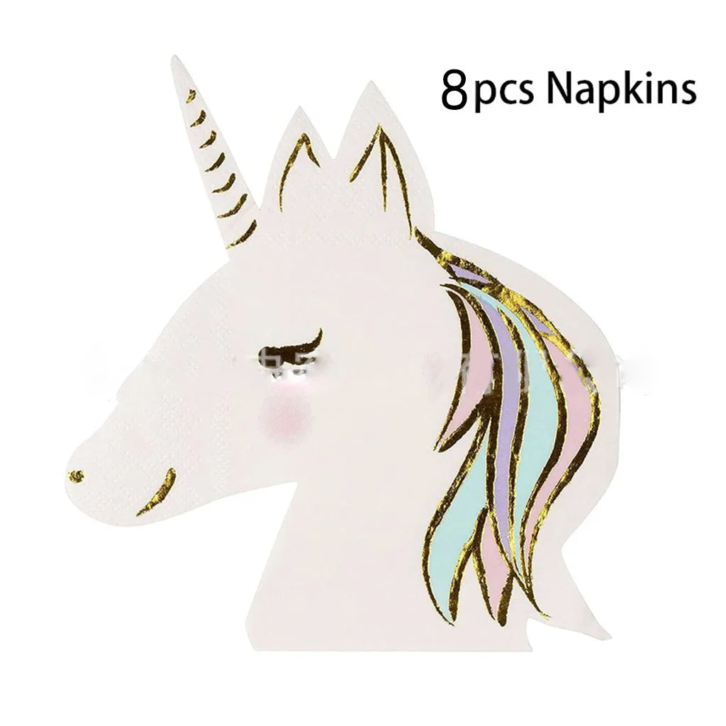 Unicorn Party Disposable Tableware