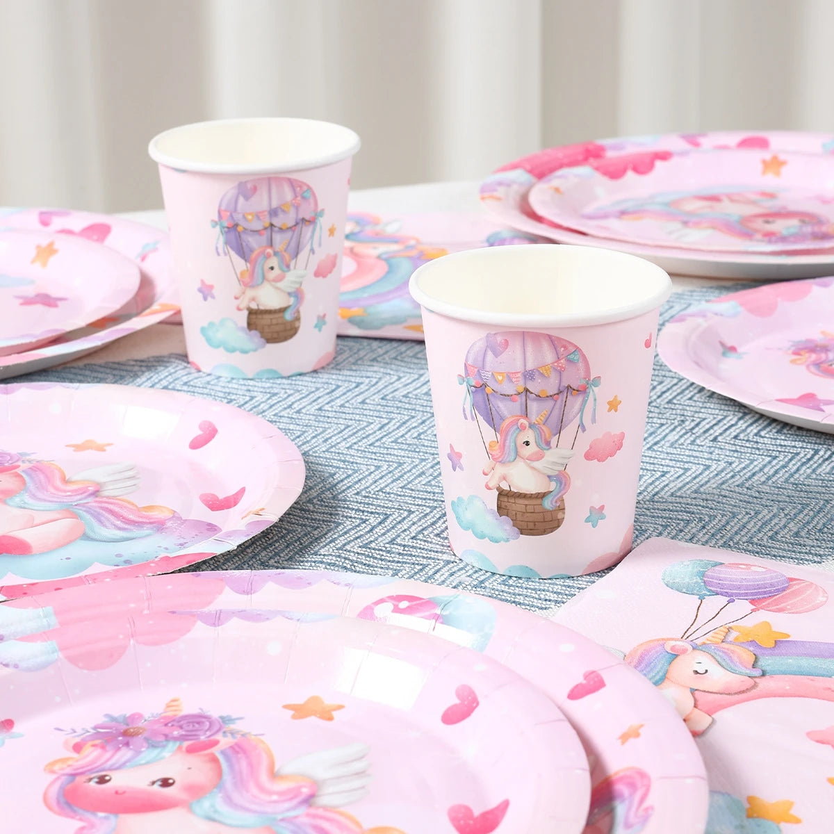 Unicorn Party Disposable Tableware Set