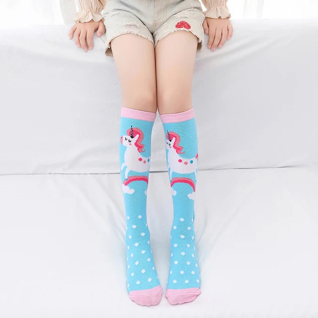 Unicorn Kids Knee High Socks
