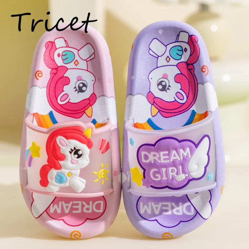 Unicorn Kids Summer Slippers