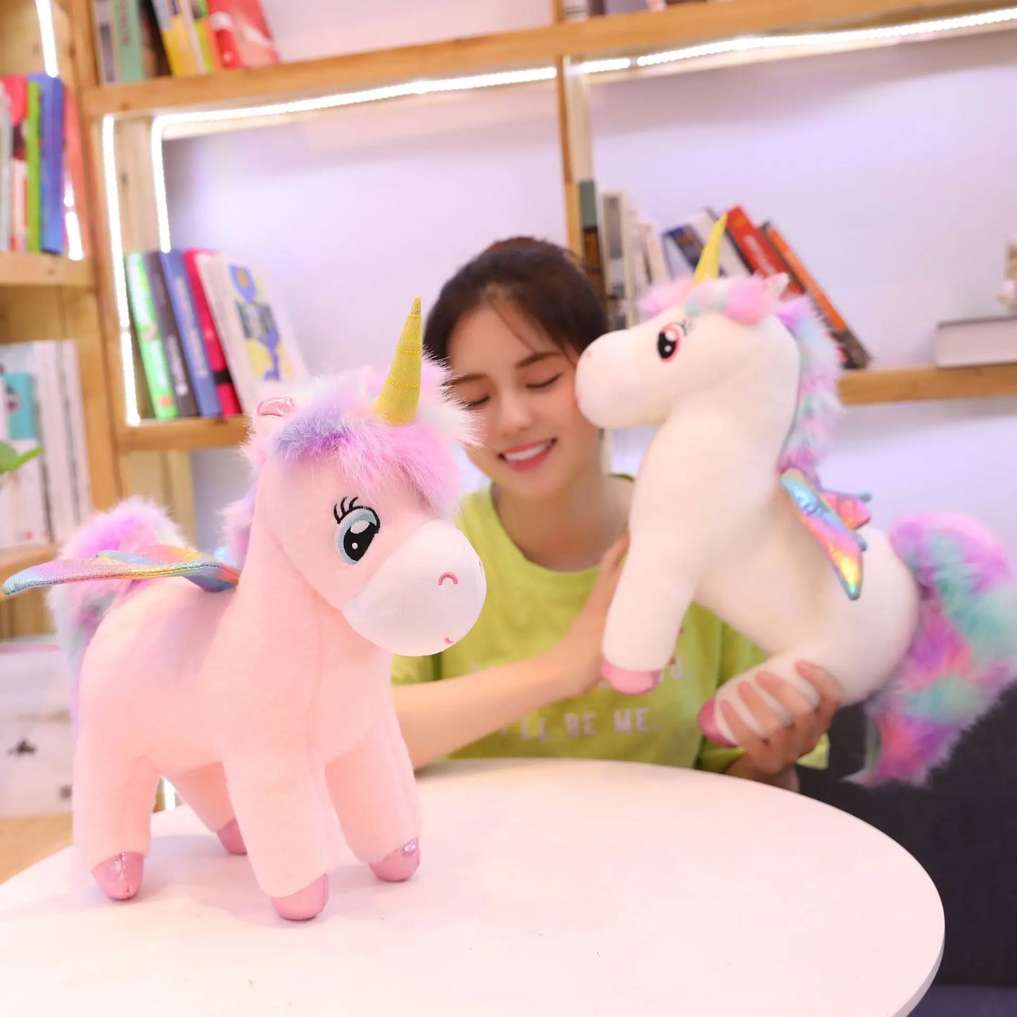 Glow Rainbow Unicorn Plush