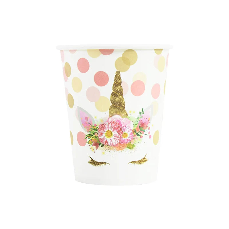 Unicorn Birthday Party Tableware Set
