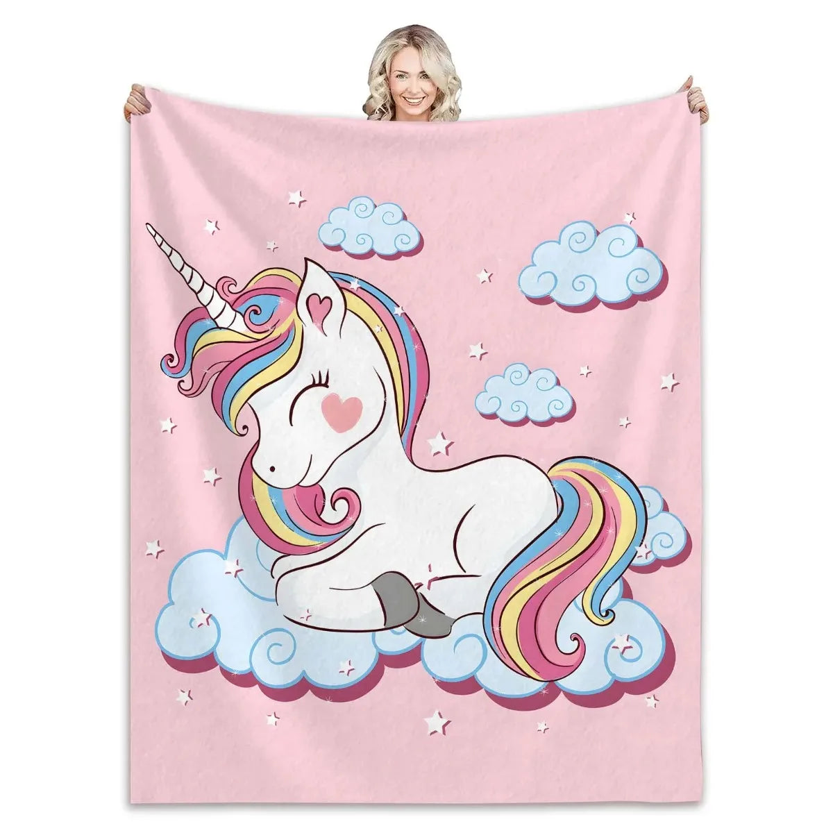 Soft Unicorn Flannel Blanket