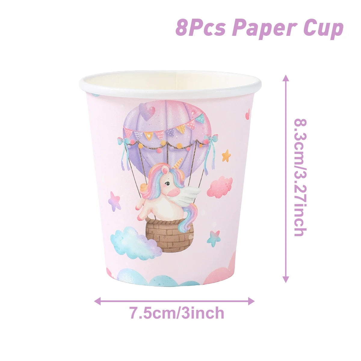 Unicorn Party Disposable Tableware Set