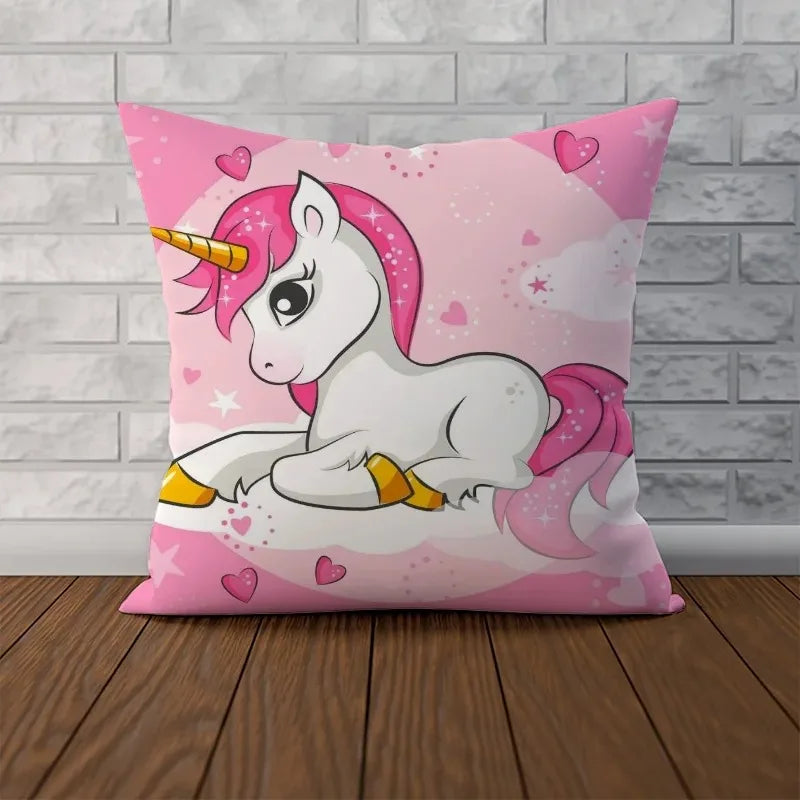 Fantasy Unicorn Cushion Cover