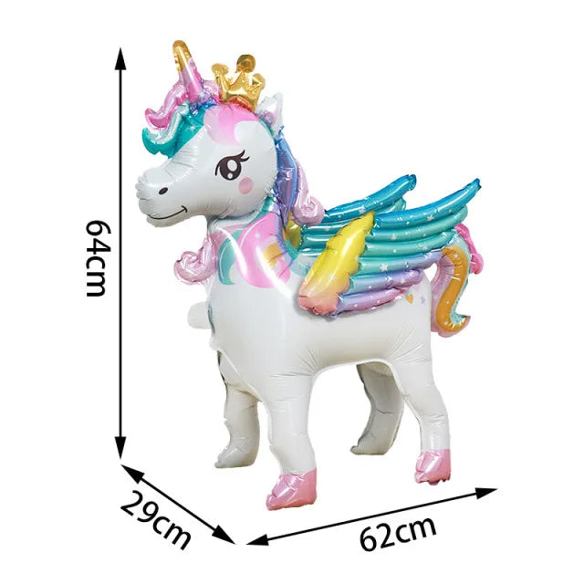 Unicorn Party Banner & Balloon Set