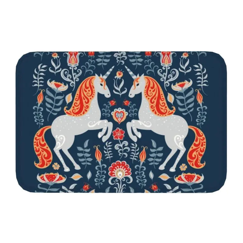 Dabbing Unicorn Non-Slip Doormat
