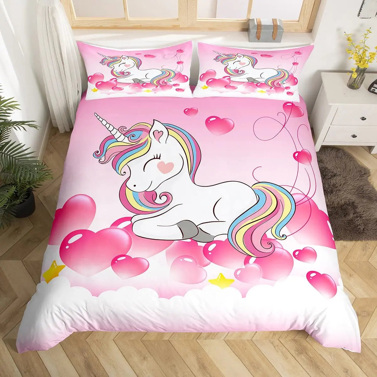 Unicorn Galaxy Bedding Set