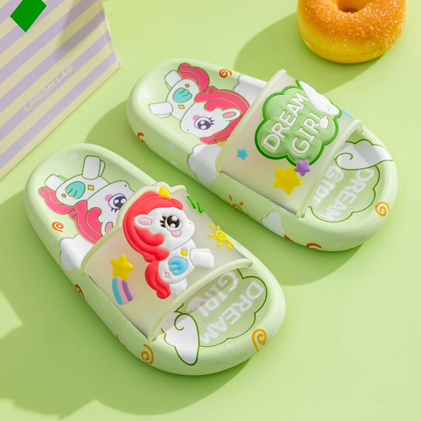Unicorn Kids Summer Slippers
