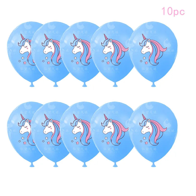Unicorn Birthday Balloon Set