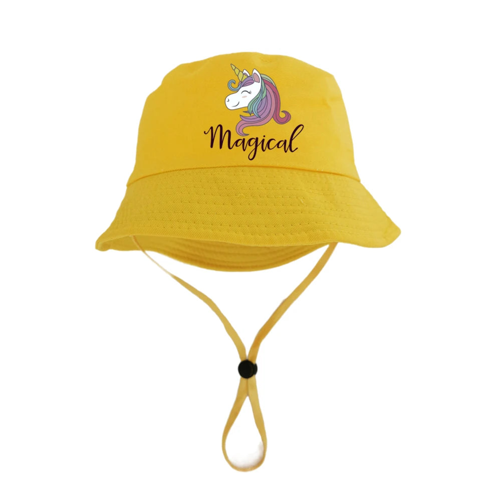 Girls Unicorn Bucket Hat