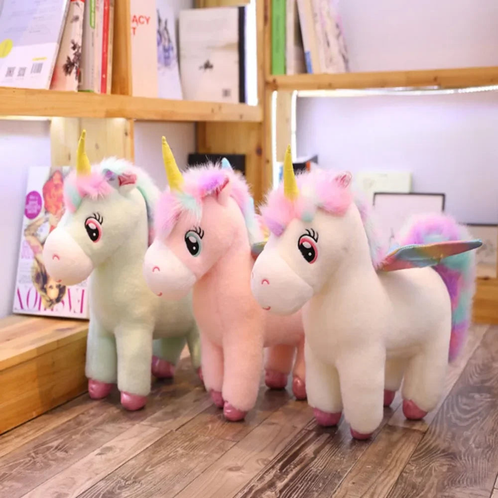 Glow Rainbow Unicorn Plush