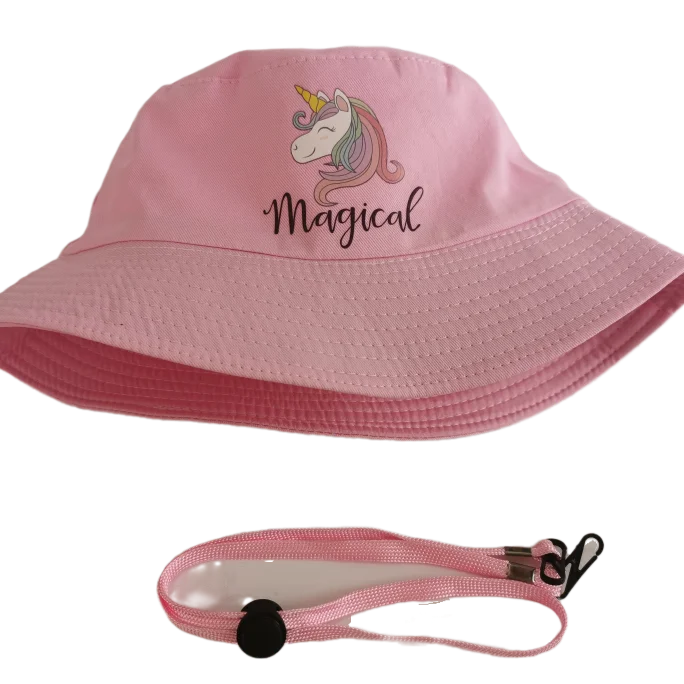Girls Unicorn Bucket Hat