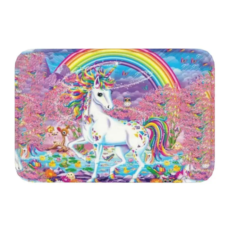 Dabbing Unicorn Non-Slip Doormat