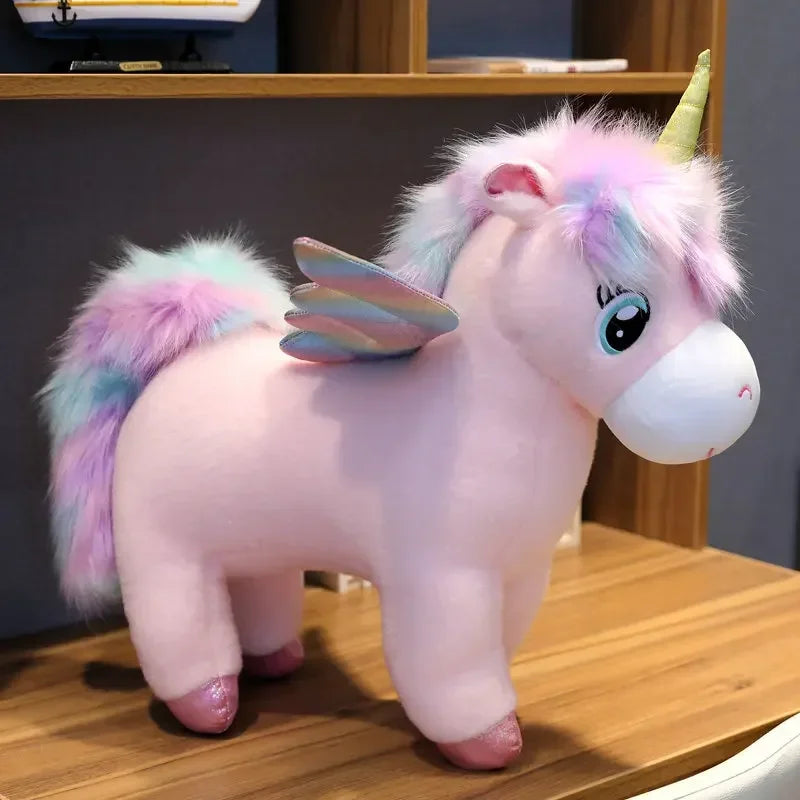 Glow Rainbow Unicorn Plush