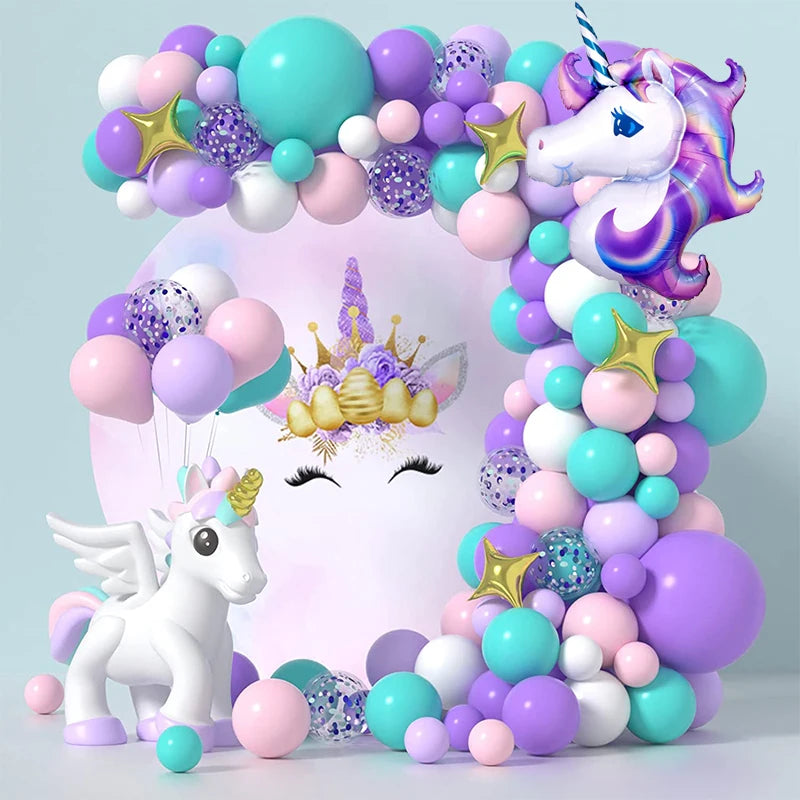 Unicorn Balloon Garland Arch Kit