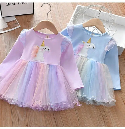 Girls' Unicorn Princess Dress
