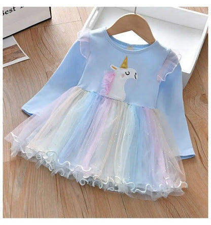Girls' Unicorn Princess Dress