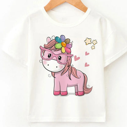 Kids' Summer Unicorn T-Shirt