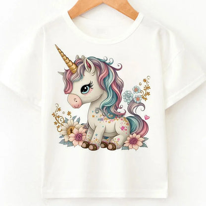 Kids' Summer Unicorn T-Shirt