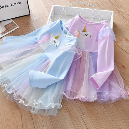 Girls' Unicorn Princess Dress
