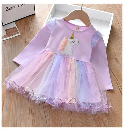 Girls' Unicorn Princess Dress