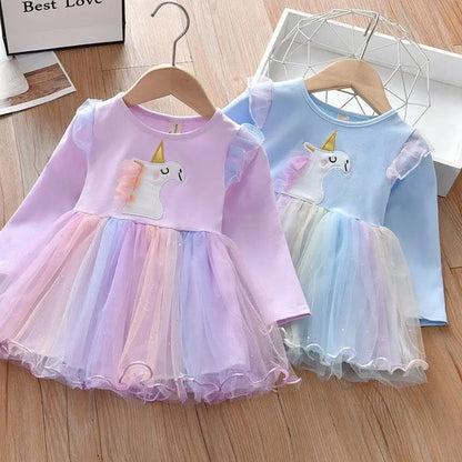 Girls' Unicorn Princess Dress