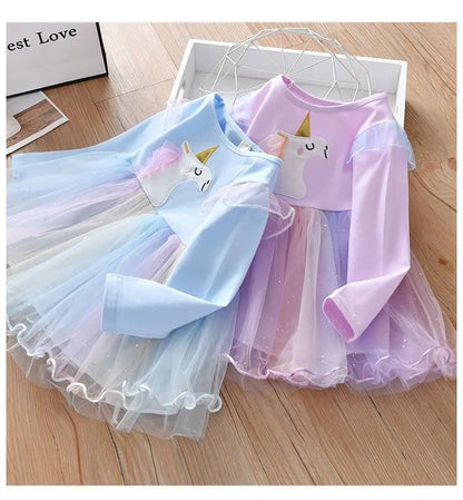 Girls' Unicorn Princess Dress