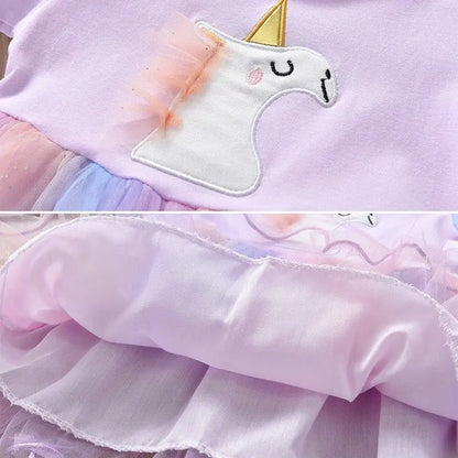 Girls' Unicorn Princess Dress